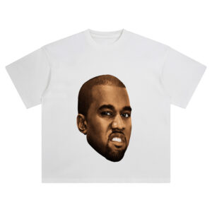 Kanye West Big Face Tee – Oversized Streetwear Graphic T-Shirt