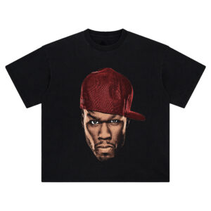 50 Cent Big Face Tee – Oversized Rap Icon Streetwear Shirt