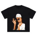 Aaliyah Big Face Tee – Oversized R&B Icon Vintage Streetwear Shirt