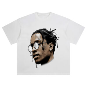 ASAP Rocky Big Face Tee – Oversized Harlem Rap Fashion Streetwear Shirt