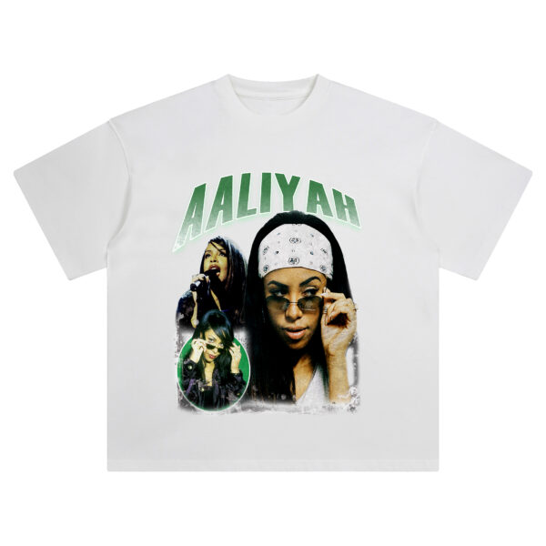 Aaaliyah bootleg Graphic Tee - Image 2