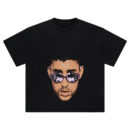 Bad Bunny Big Face Tee – Oversized Latin Trap Streetwear Graphic Shirt