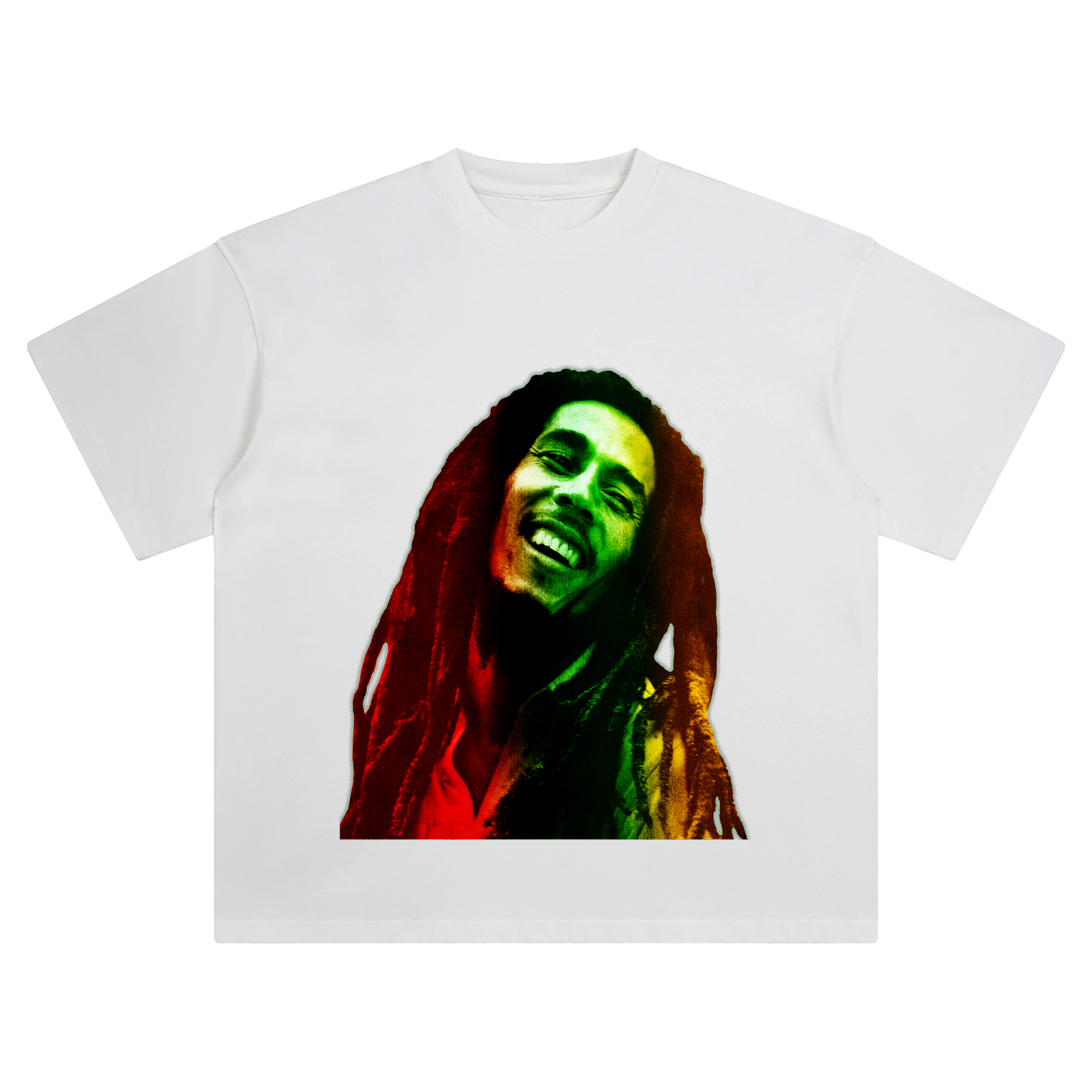 Bob Marley Big Face Tee – Oversized Reggae Music Streetwear Graphic Shirt