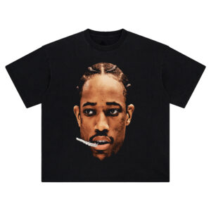 DeMar DeRozan Big Face Tee – Oversized Veteran Hooper Streetwear Shirt
