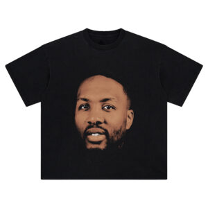 Damian Lillard Big Face Tee – Oversized Basketball + Hip Hop Streetwear Shirt