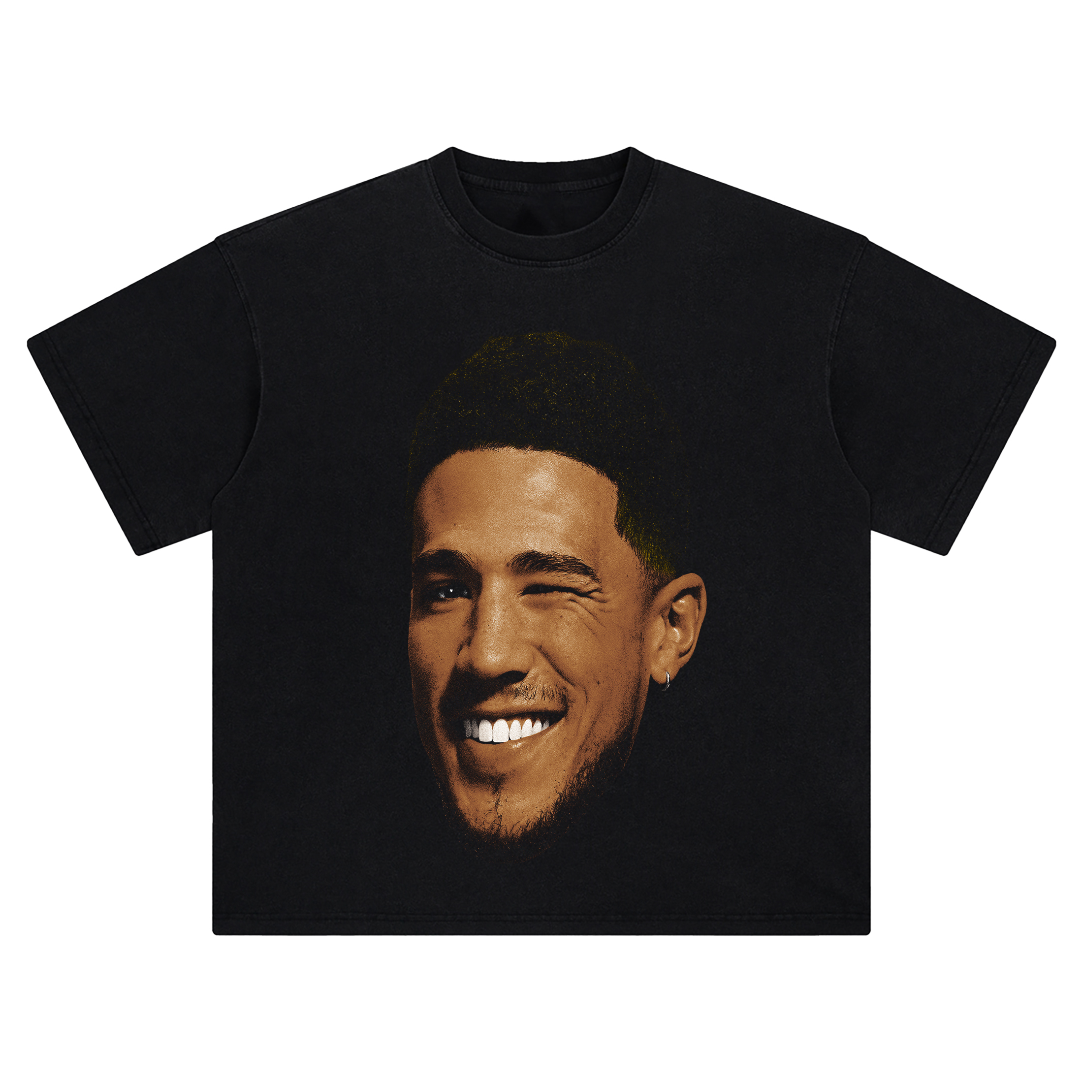 Devin Booker Big Face Tee – Oversized NBA Streetwear Graphic Shirt