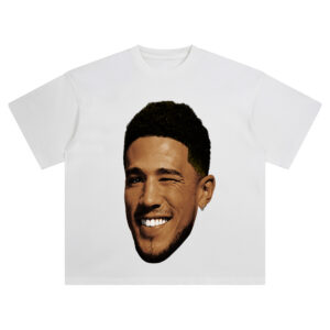 Devin Booker Big Face Tee – Oversized NBA Streetwear Graphic Shirt