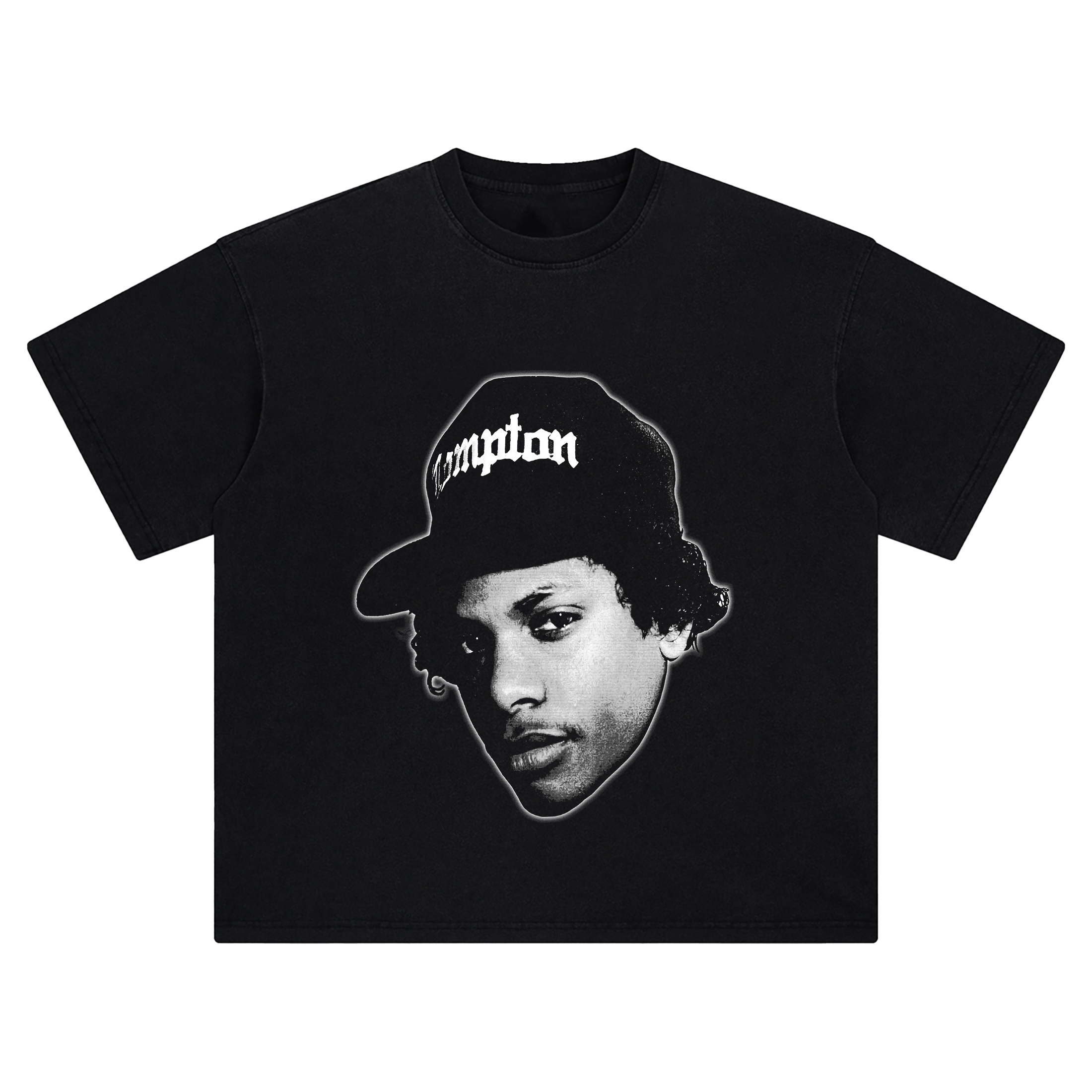 Eazy-E Big Face Tee – Oversized West Coast Rap Streetwear Shirt