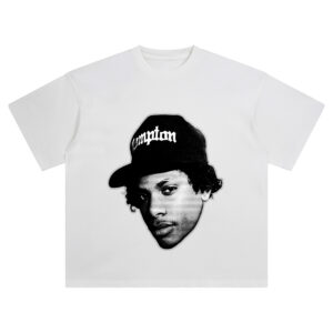 Eazy-E Big Face Tee – Oversized West Coast Rap Streetwear Shirt
