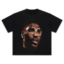 Hakeem Olajuwon Big Face Tee – Oversized NBA Legend Streetwear Graphic Shirt