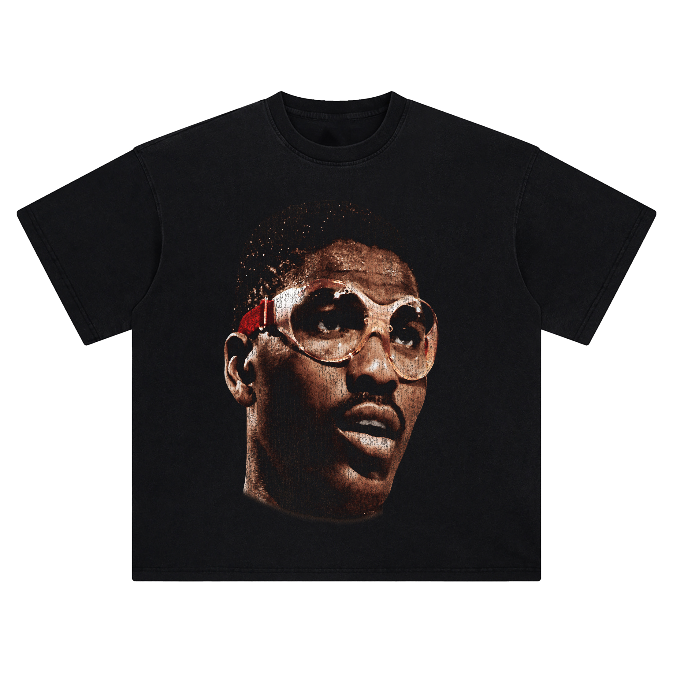 Hakeem Olajuwon Big Face Tee – Oversized NBA Legend Streetwear Graphic Shirt
