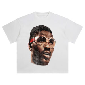 Hakeem Olajuwon Big Face Tee – Oversized NBA Legend Streetwear Graphic Shirt