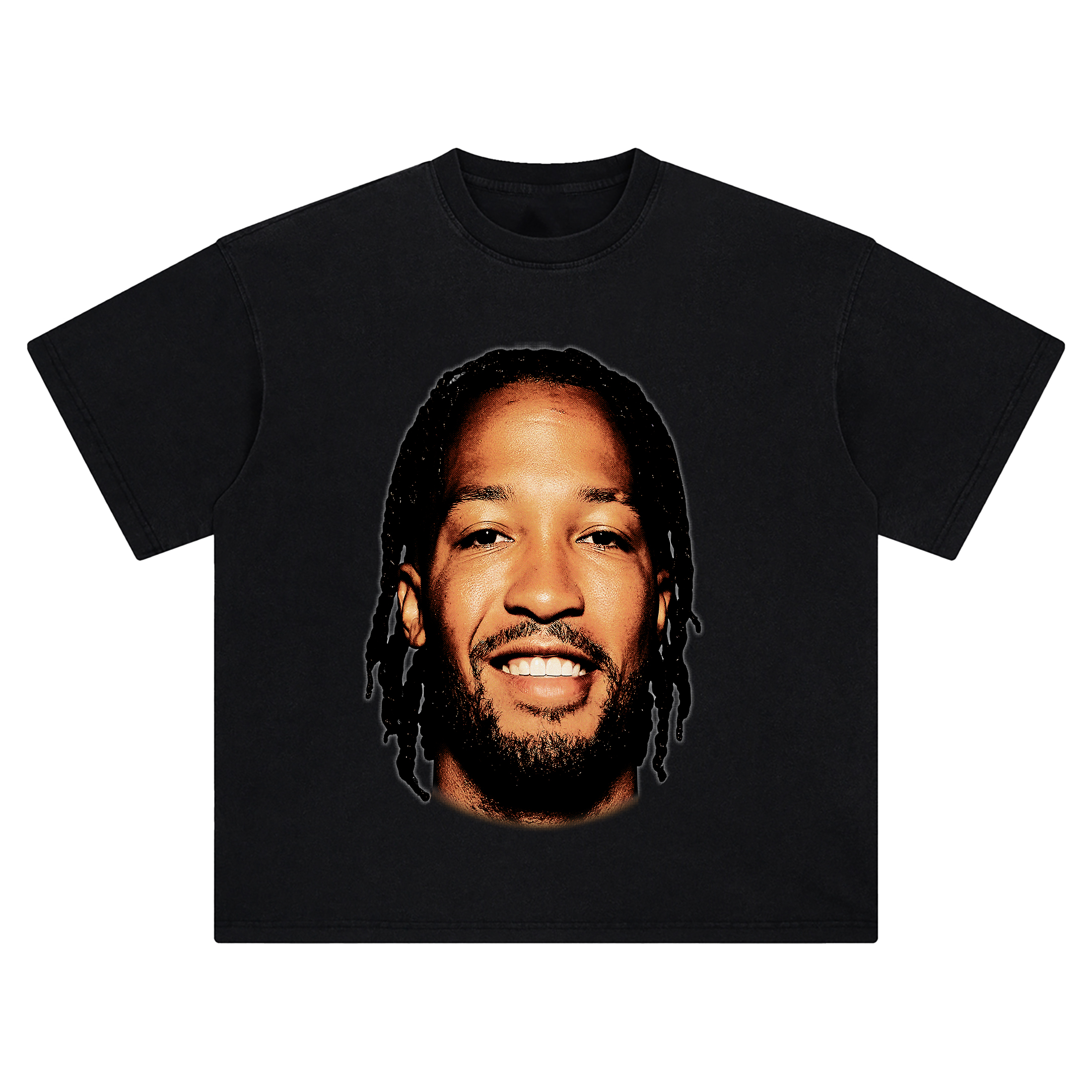 Jalen Brunson Big Face Tee – Oversized NBA Streetwear Graphic Shirt