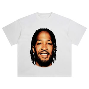 Jalen Brunson Big Face Tee – Oversized NBA Streetwear Graphic Shirt