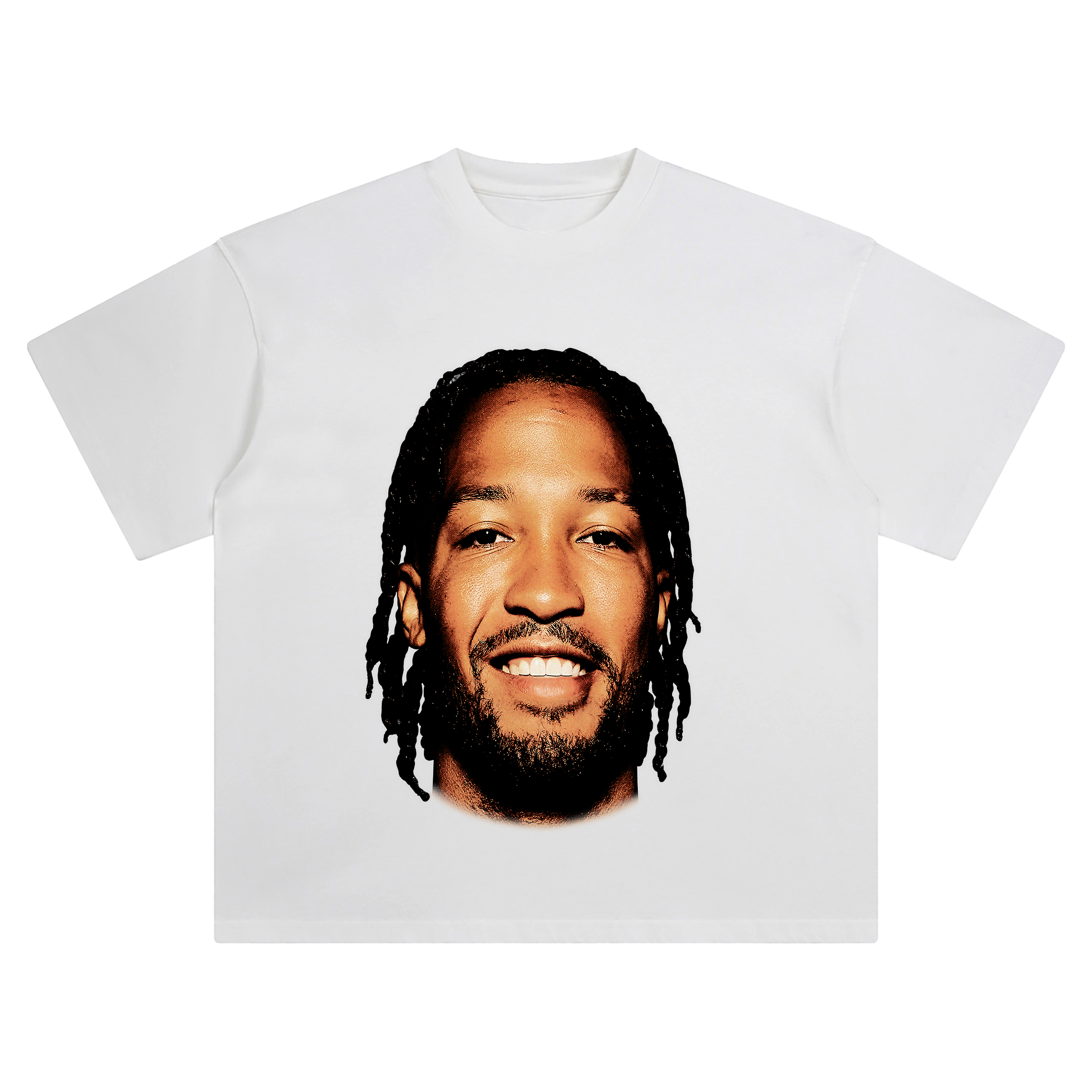 Jalen Brunson Big Face Tee – Oversized NBA Streetwear Graphic Shirt