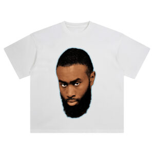 Jaylen Brown Big Face Tee – Oversized NBA Streetwear Graphic Shirt