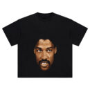 Julius Erving Big Face Tee – Oversized NBA Legend Streetwear Graphic Shirt