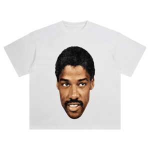 Julius Erving Big Face Tee – Oversized NBA Legend Streetwear Graphic Shirt