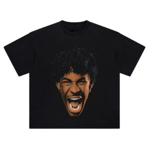 Ja Morant Big Face Tee – Oversized Basketball Streetwear Graphic Shirt