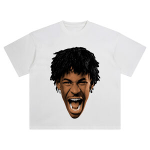 Ja Morant Big Face Tee – Oversized Basketball Streetwear Graphic Shirt
