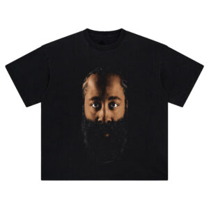 James Harden Big Face Tee – Oversized NBA Scoring Icon Streetwear Shirt