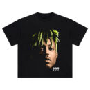Juice WRLD Big Face Tee – Oversized Rap Tribute Streetwear Graphic Shirt