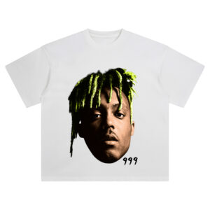 Juice WRLD Big Face Tee – Oversized Rap Tribute Streetwear Graphic Shirt