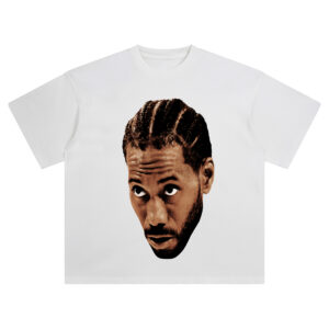 Kawhi Leonard Big Face Tee – Oversized NBA Silent Superstar Streetwear Shirt
