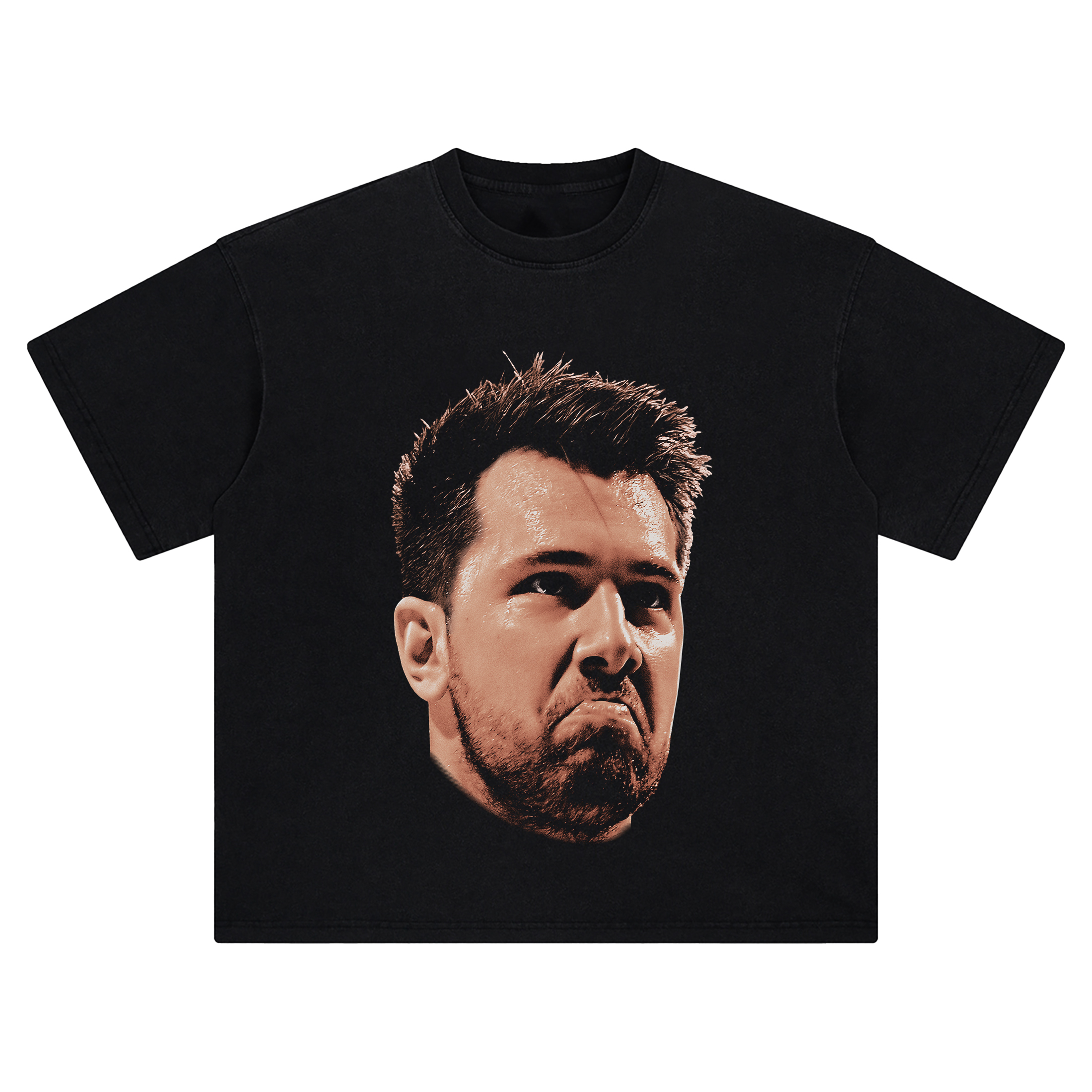 Luka Dončić Big Face Tee – Oversized NBA Superstar Streetwear Graphic Shirt