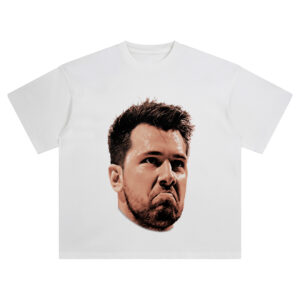 Luka Dončić Big Face Tee – Oversized NBA Superstar Streetwear Graphic Shirt
