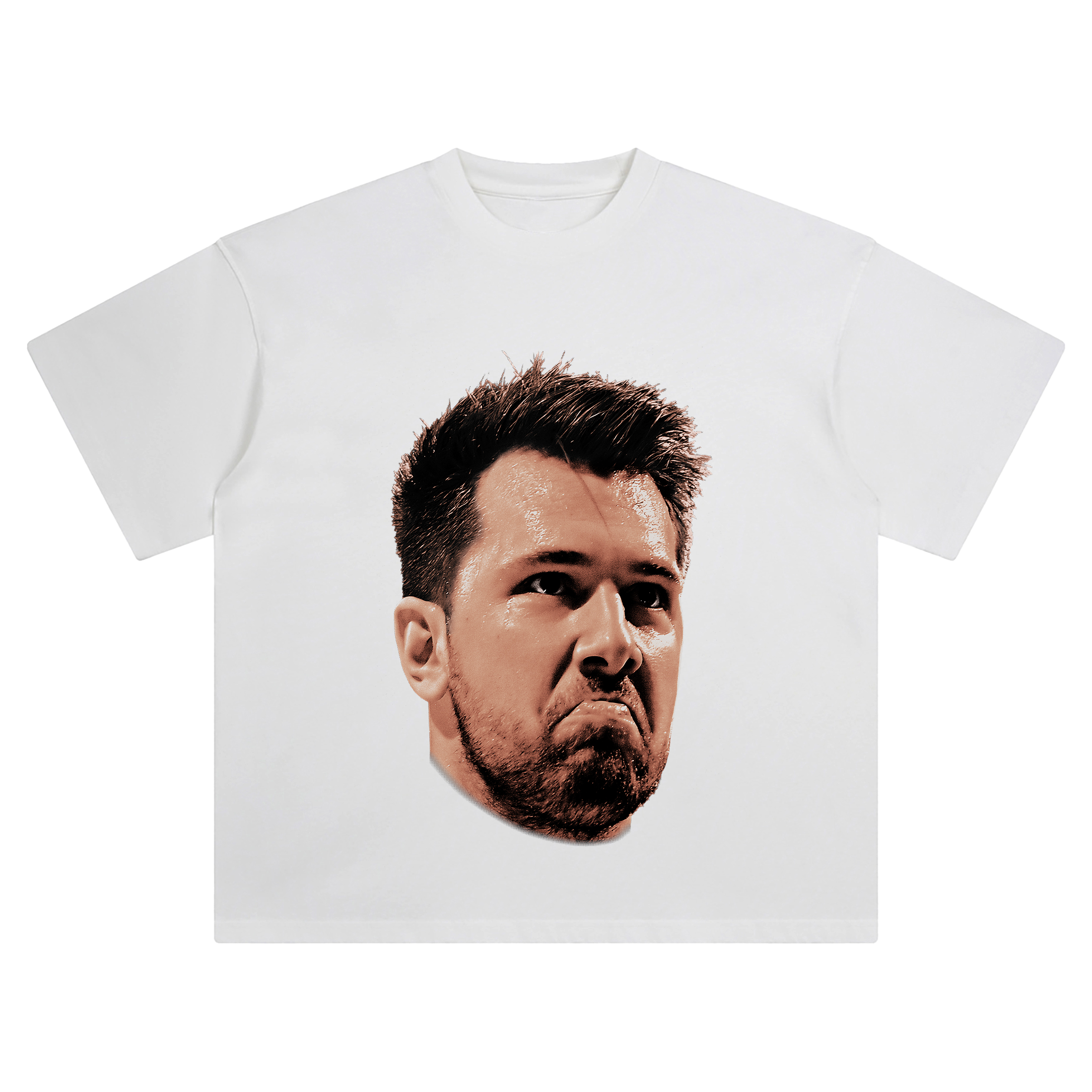 Luka Dončić Big Face Tee – Oversized NBA Superstar Streetwear Graphic Shirt
