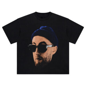Mac Miller Big Face Tee – Oversized Hip-Hop Artist Tribute Streetwear Shirt