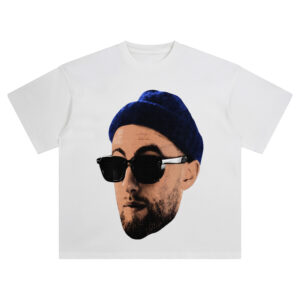 Mac Miller Big Face Tee – Oversized Hip-Hop Artist Tribute Streetwear Shirt