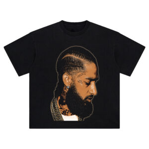Nipsey Hussle Big Face Tee – Oversized Vintage Tribute Shirt