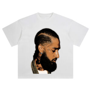 Nipsey Hussle Big Face Tee – Oversized Vintage Tribute Shirt