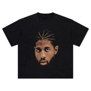 Paul George Big Face Tee – Oversized Two-Way NBA Streetwear Graphic Shirt