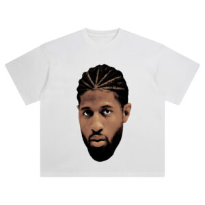 Paul George Big Face Tee – Oversized Two-Way NBA Streetwear Graphic Shirt