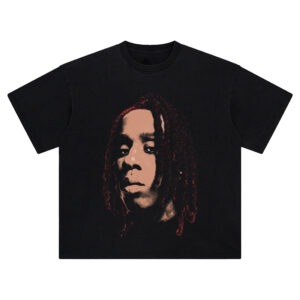 Polo G Big Face Tee – Oversized Chicago Rap Streetwear Graphic Shirt