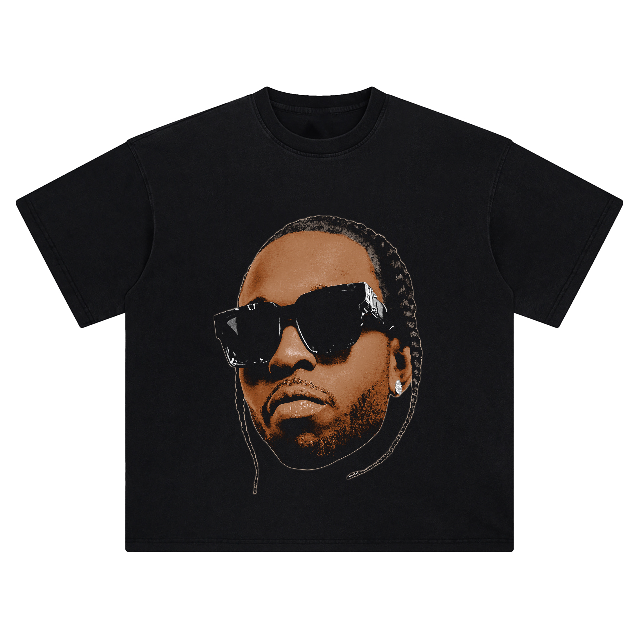 Pop Smoke Big Face Tee – Oversized Brooklyn Drill Streetwear Tribute Shirt