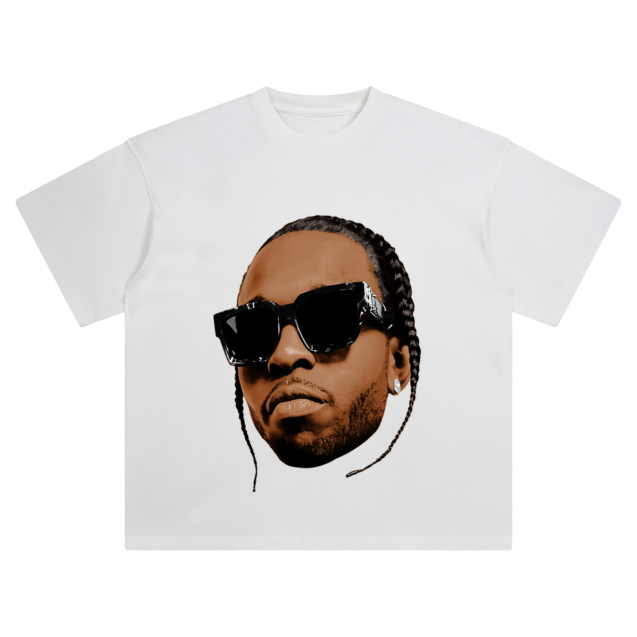 Pop Smoke Big Face Tee – Oversized Brooklyn Drill Streetwear Tribute Shirt