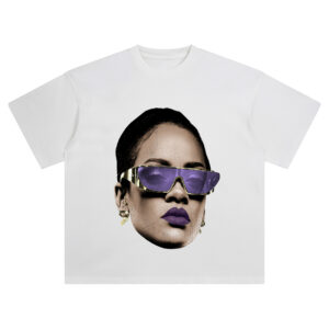 Rihanna Big Face Tee – Oversized Vintage Streetwear Shirt