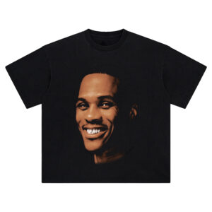 Russell Westbrook Big Face Tee – Oversized NBA Hustle Streetwear Graphic Shirt