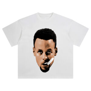 Stephen Curry Big Face Tee – Oversized Basketball Shooter Streetwear Graphic Shirt