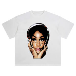 SZA Big Face Tee – Oversized R&B Streetwear Graphic Shirt