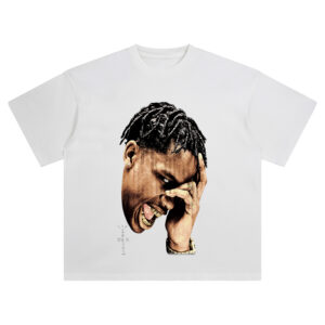 Travis Scott Big Face Tee – Oversized Astroworld Streetwear Graphic Shirt