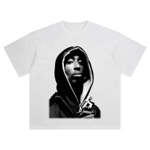 Tupac Big Face Tee – Oversized Hip-Hop Revolutionary Streetwear Graphic Shirt