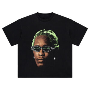 Young Thug Big Face Tee – Oversized Slime Rap Fashion Streetwear Shirt