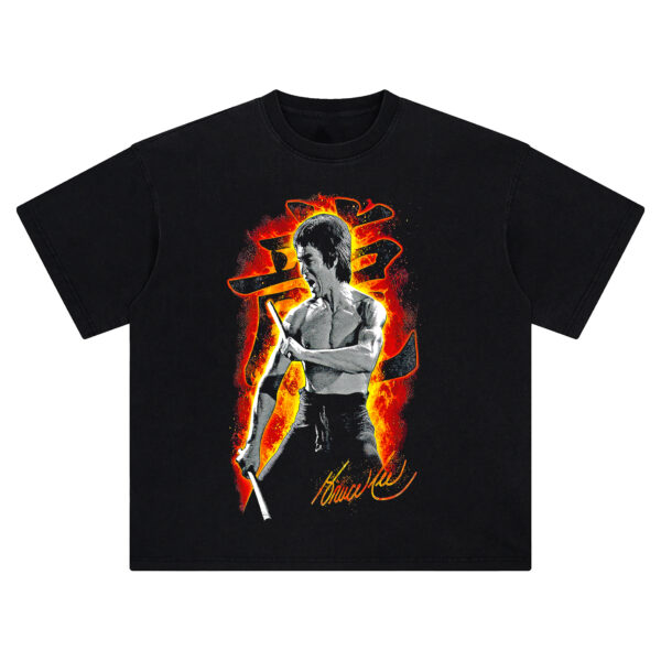 bruce lee graphic tshirt