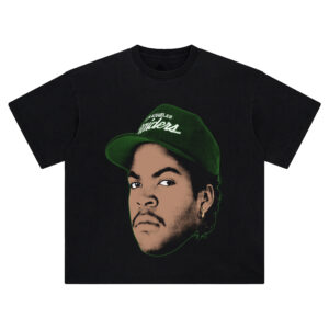 Ice Cube Big Face Tee – Oversized West Coast Rap Legend Streetwear Shirt