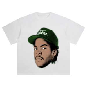 Ice Cube Big Face Tee – Oversized West Coast Rap Legend Streetwear Shirt